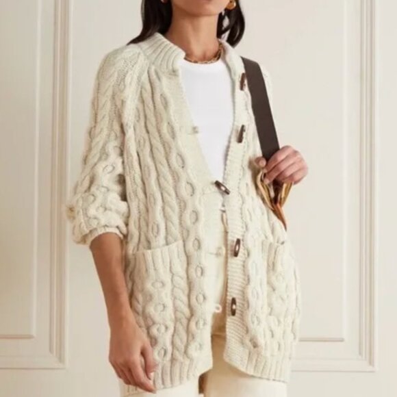 Doen Brighton Cardigan Cream XS - Picture 1 of 4